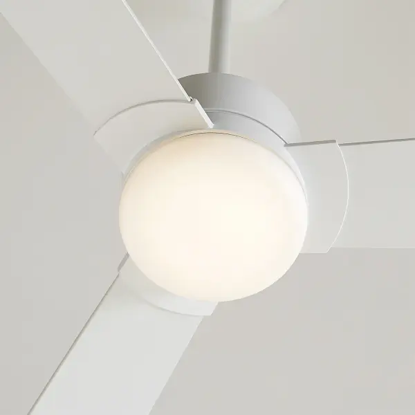 Rozzen LED Fan Light Kit in Brushed Steel