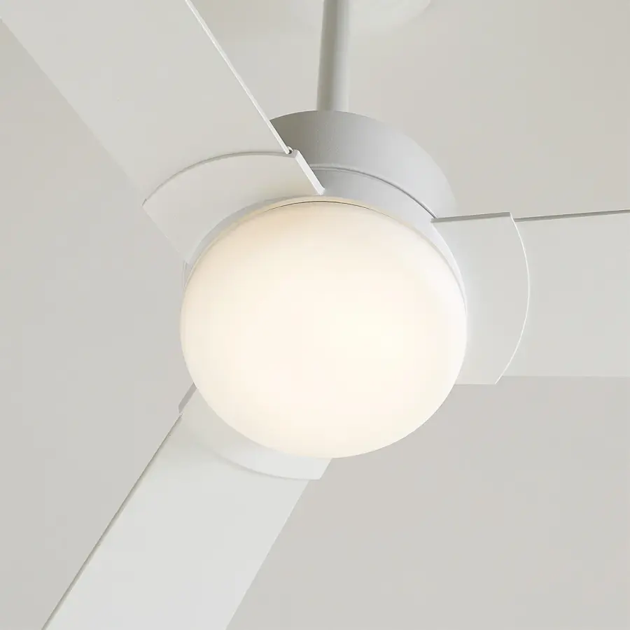 Rozzen LED Fan Light Kit in Brushed Steel