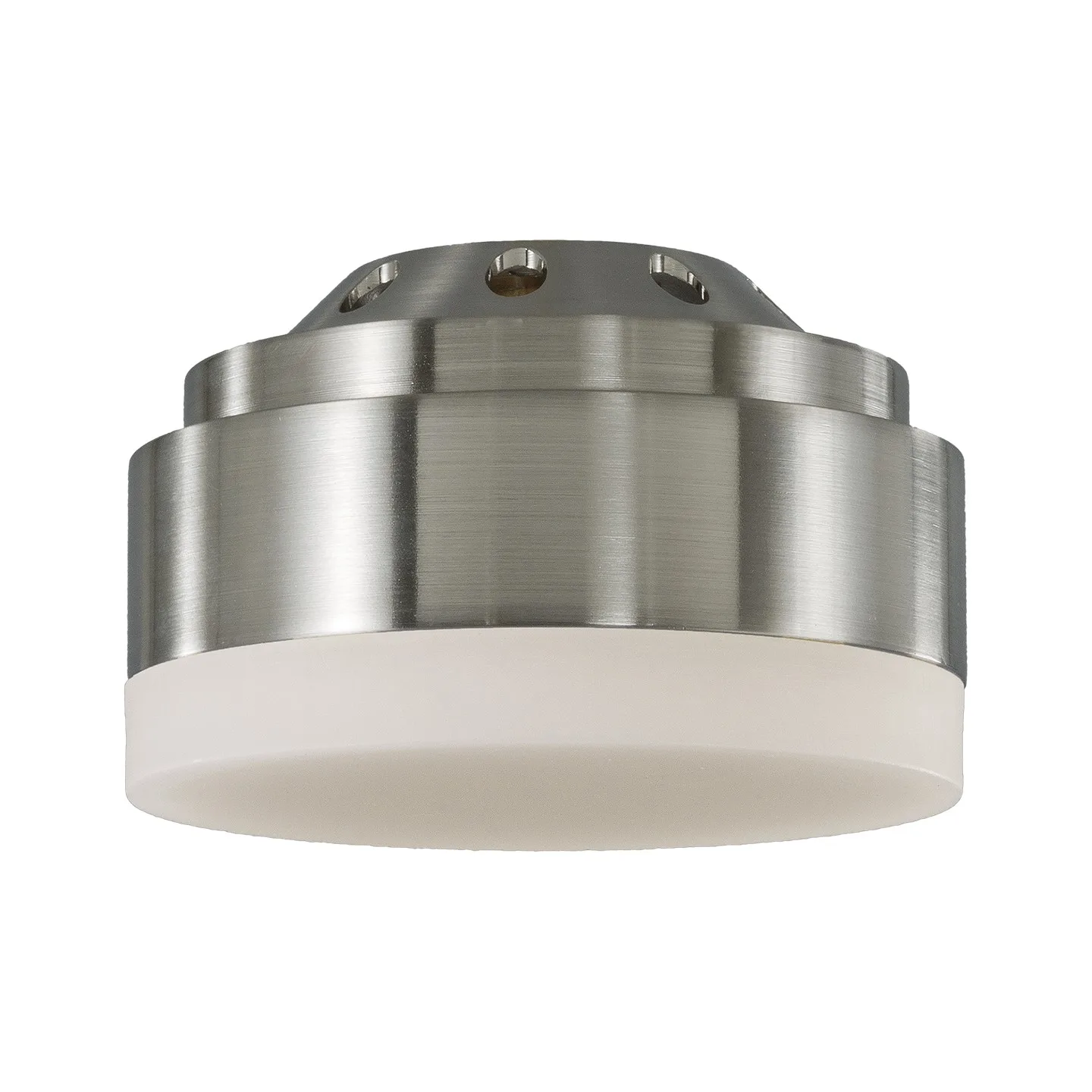 Aspen LED Fan Light Kit in Brushed Steel