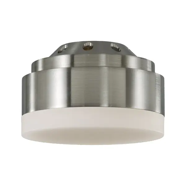 Aspen LED Fan Light Kit in Brushed Steel