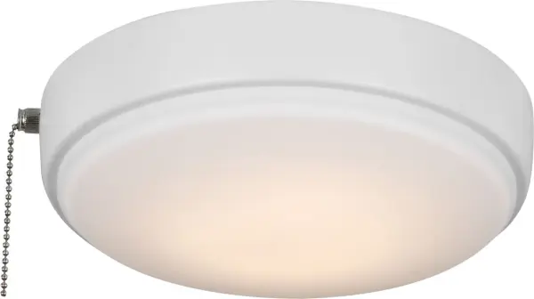 Universal 9" LED Ceiling Fan Light Kit in Matte White