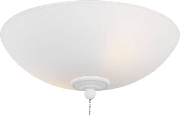 Universal 12" LED Ceiling Fan Light Kit in Matte White