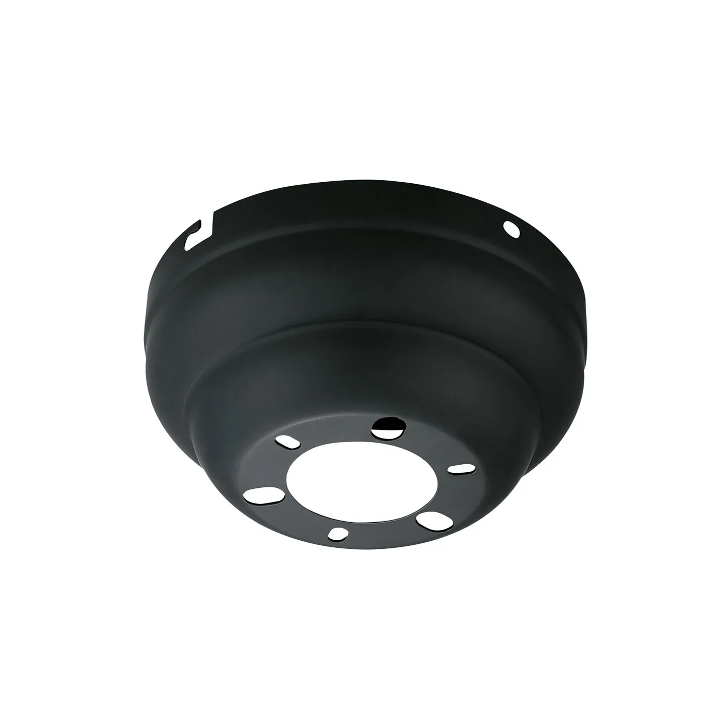 Universal Flush Mount Canopy in Matte Black