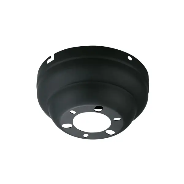 Universal Flush Mount Canopy in Matte Black