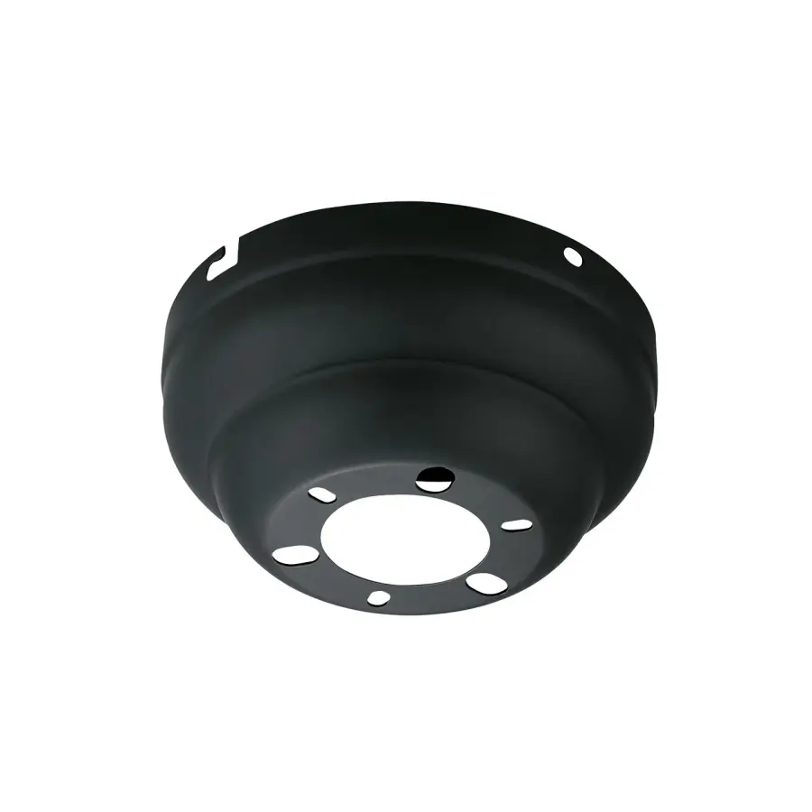 Universal Flush Mount Canopy in Matte Black