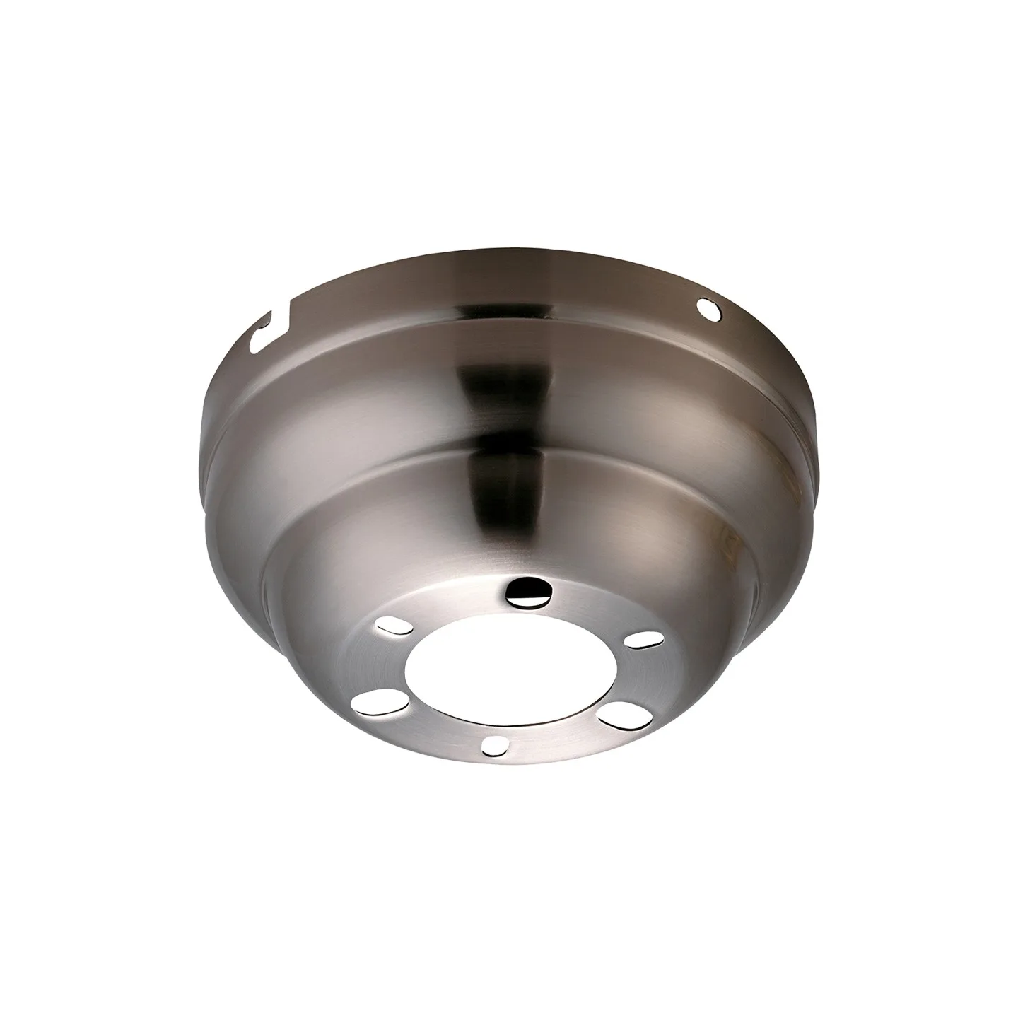 Universal Flush Mount Canopy in Brushed Steel