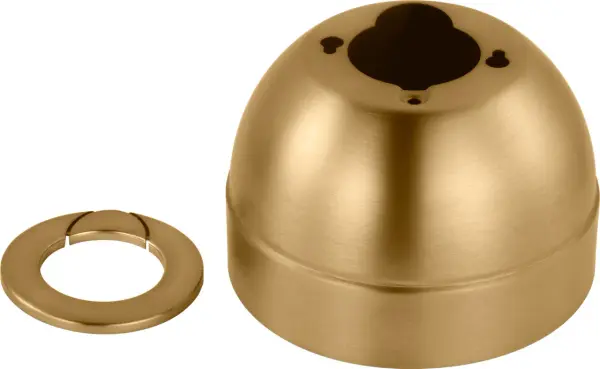 Universal Slope Ceiling Canopy Kit in Burnished Brass - Image 2