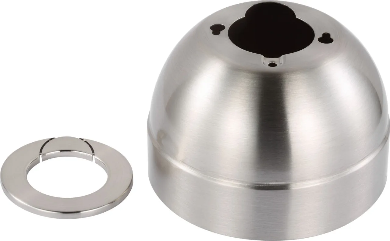 Universal Slope Ceiling Canopy Kit in Brushed Steel