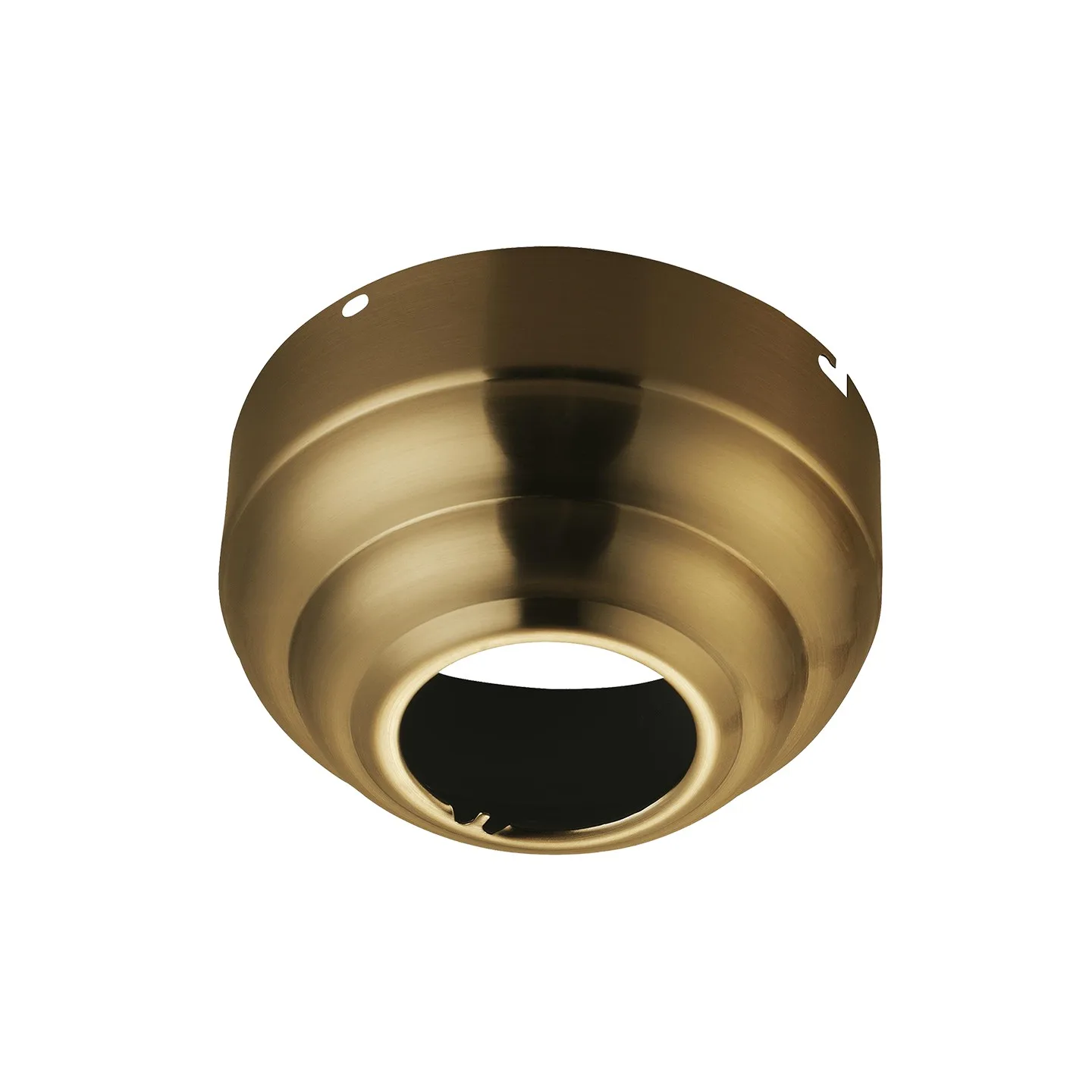 Universal Slope Ceiling Adapter in Burnished Brass