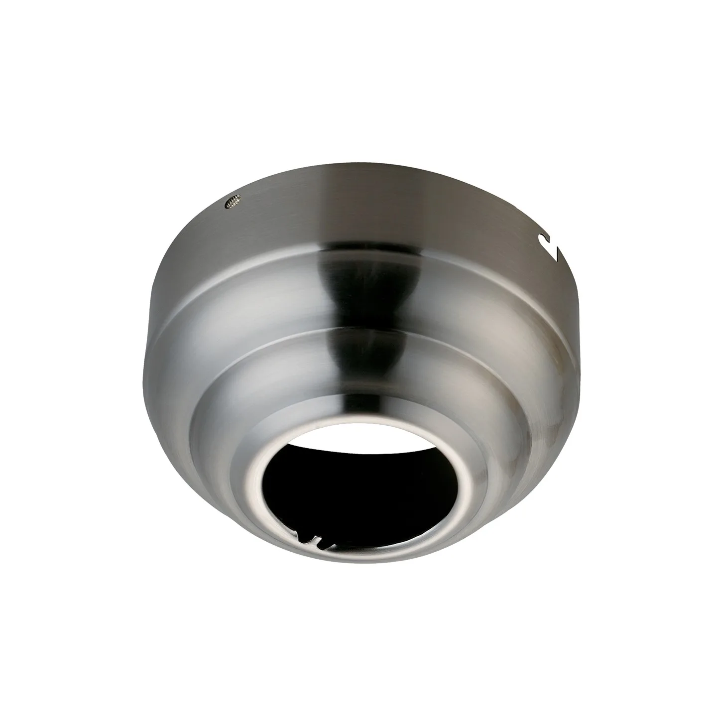 Universal Slope Ceiling Adapter in Brushed Steel