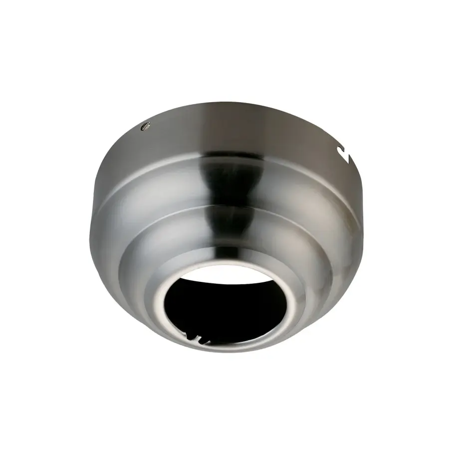 Universal Slope Ceiling Adapter in Brushed Steel