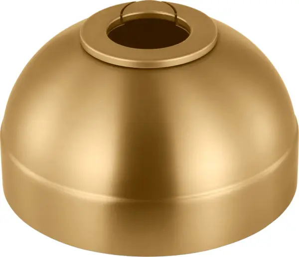 This slope ceiling canopy kit enables safe and secure ceiling fan installation on angled ceilings. The burnished brass finish adds a warm, sophisticated accent while providing the necessary hardware for proper mounting.