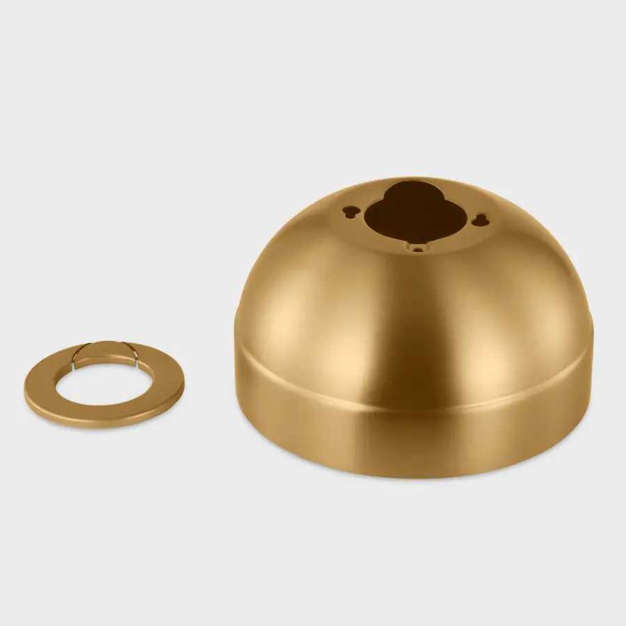Slope Ceiling Fan Canopy Kit in Burnished Brass - Image 2