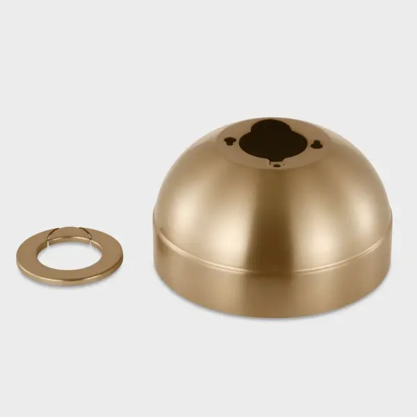 Slope Ceiling Fan Canopy Kit in Satin Brass - Image 2