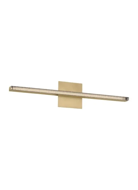 Serre 24" LED Bath Vanity Light in Natural Brass