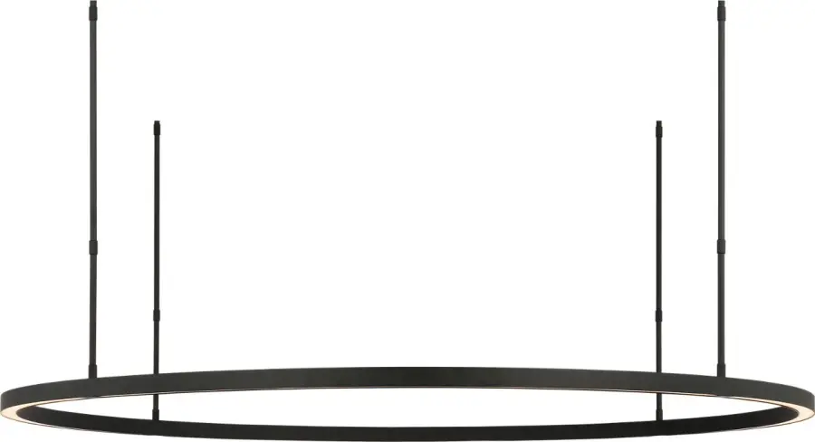 Stagger Ring X-Large Chandelier in Nightshade Black - Image 1