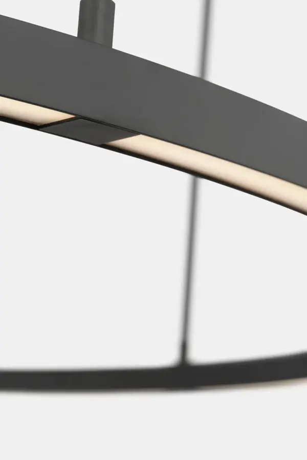 Stagger Ring X-Large Chandelier in Nightshade Black - Image 3