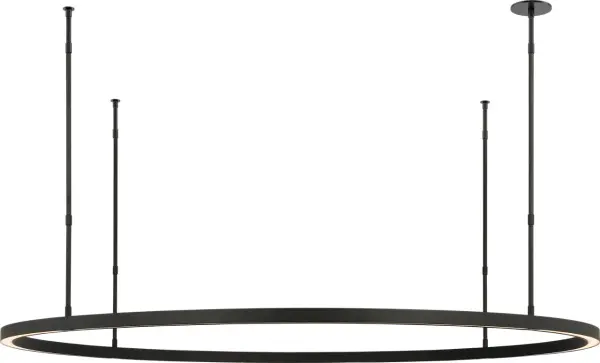Stagger Ring X-Large Chandelier in Nightshade Black - Image 4