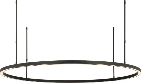 Stagger Ring X-Large Chandelier in Nightshade Black - Image 5
