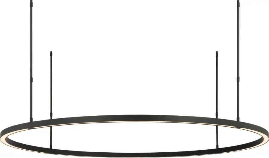 Stagger Ring X-Large Chandelier in Nightshade Black - Image 5