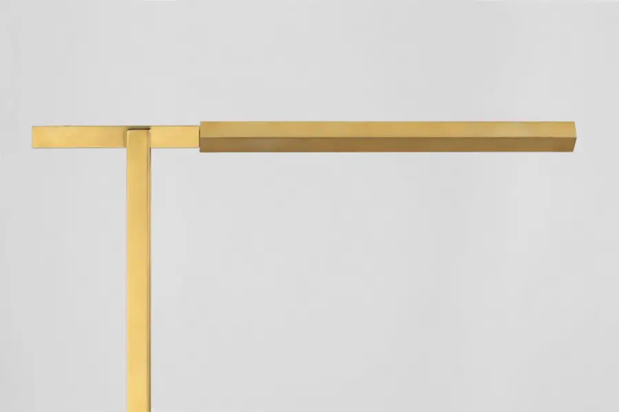 Stagger Small Floor Lamp in Natural Brass - Image 5