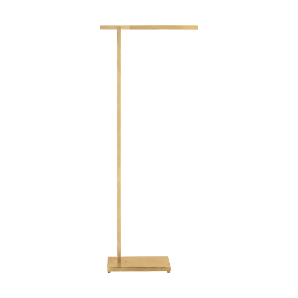 Stagger Medium Floor Lamp in Natural Brass - Image 1