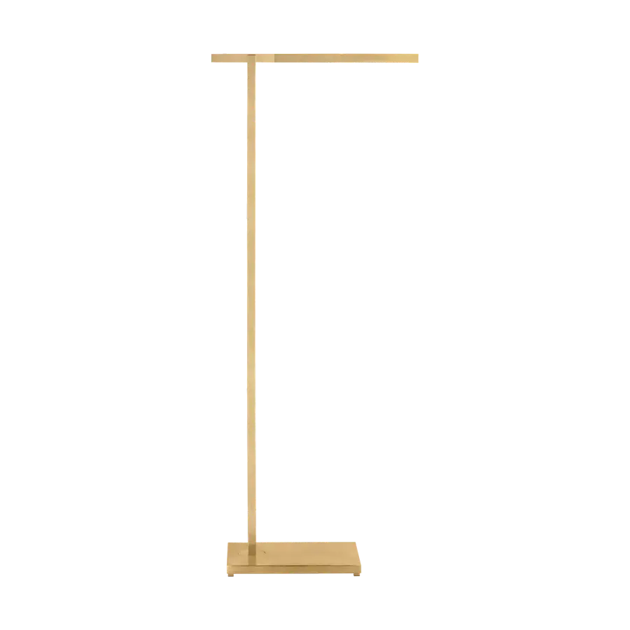 Stagger Medium Floor Lamp in Natural Brass - Image 1