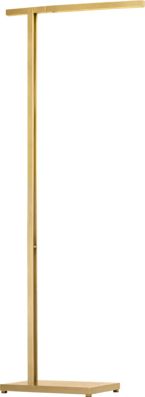 Stagger Medium Floor Lamp in Natural Brass - Image 2