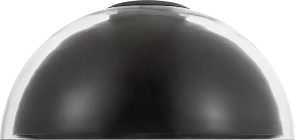 The Lusi flush mount transforms Tibetan singing bowl aesthetics into a modern lighting statement. Handblown semi-opaque glass floats around a bronze metal core, creating warm diffused light perfect for intimate spaces.