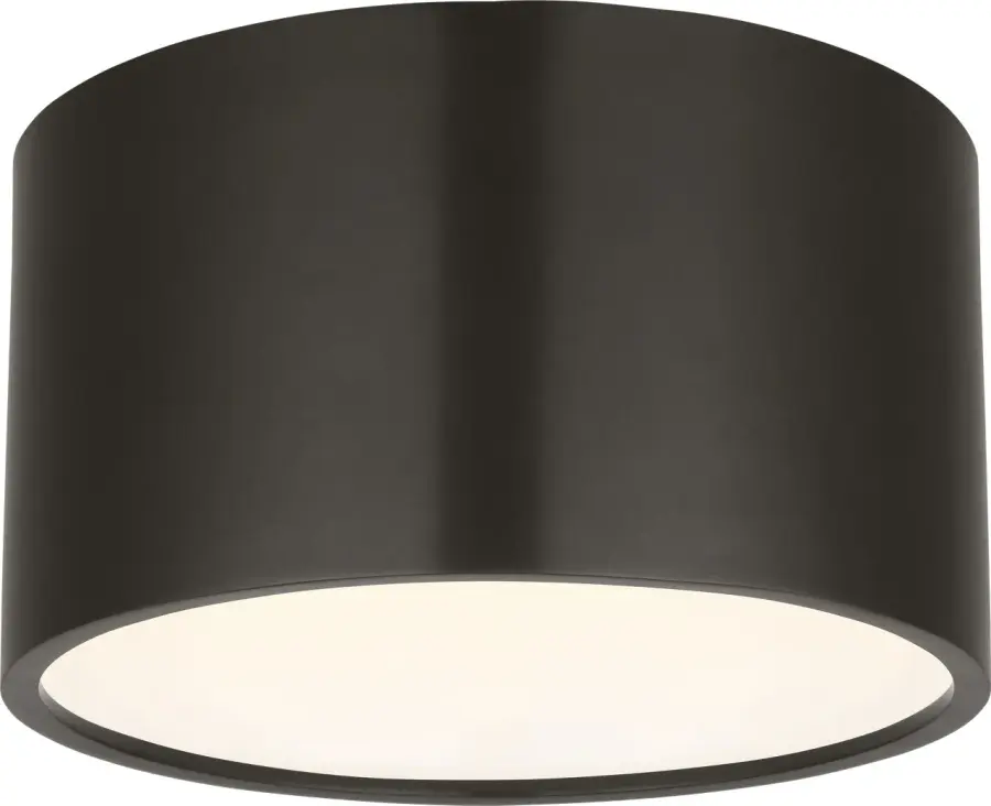 Architectural Flush Mount with Industrial Elegance for Larger Spaces - Image 1