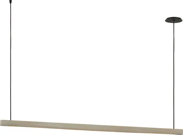 The Lino 60 brings sculptural minimalism to modern spaces with its distinctive honed concrete body and integrated LED technology. Designed by Mick De Giulio, this 60-inch linear fixture balances raw organic texture with refined contemporary form. - alternate view