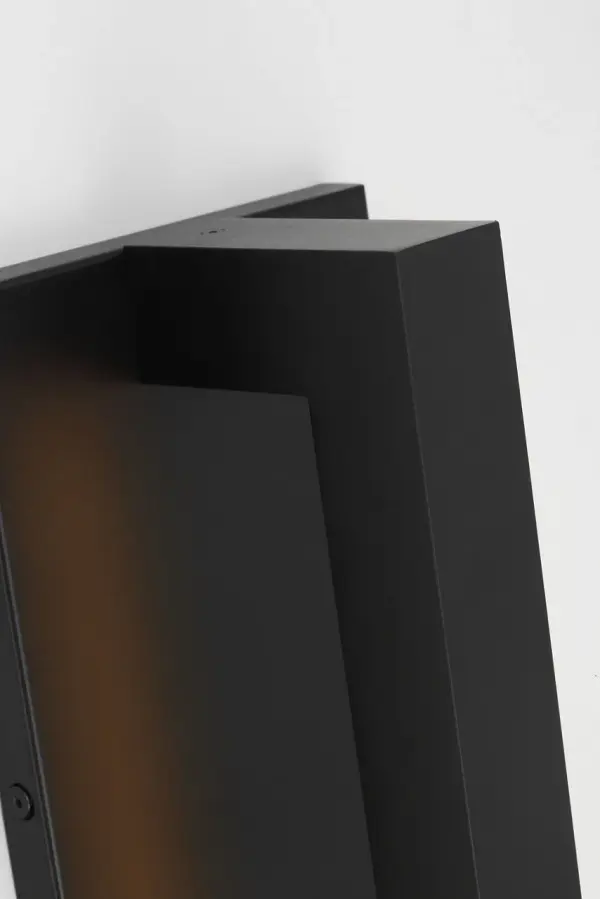 Stagger Small Outdoor Wall Sconce in Outdoor Black - Image 3