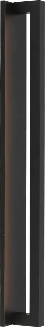 Stagger Medium Outdoor Wall Sconce in Outdoor Black - Image 2
