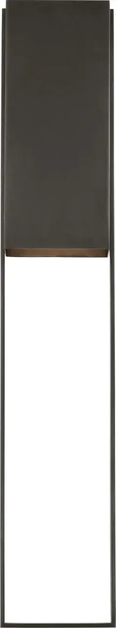 Commanding 45" Architectural Wall Sconce for Grand Spaces - Image 1