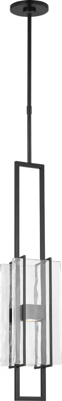 Duelle 28" Pendant in Nightshade Black - Image 1