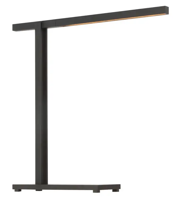 The Stagger Small Table Lamp combines contemporary design with high-quality LED technology. Its Nightshade Black finish and compact size make it perfect for modern interiors requiring refined task or ambient lighting. - alternate view
