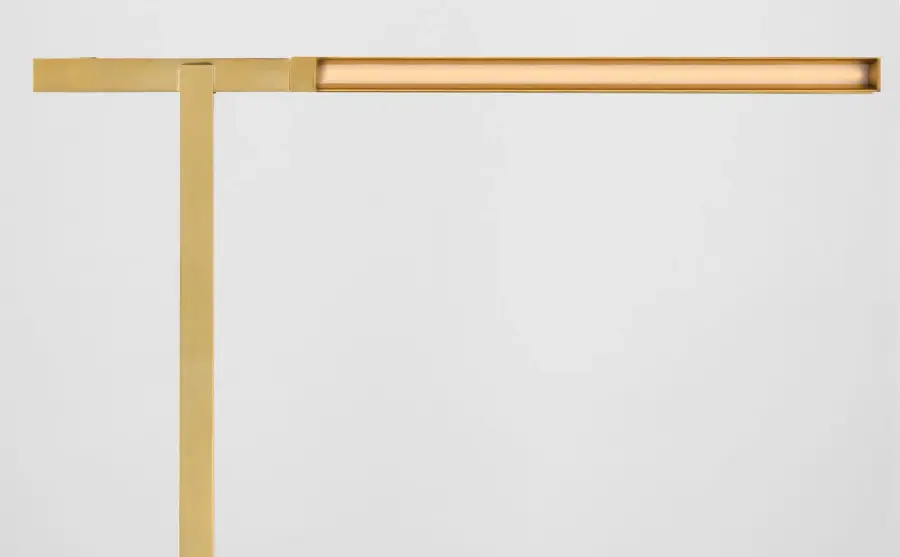 Stagger Small Table Lamp in Natural Brass - Image 7
