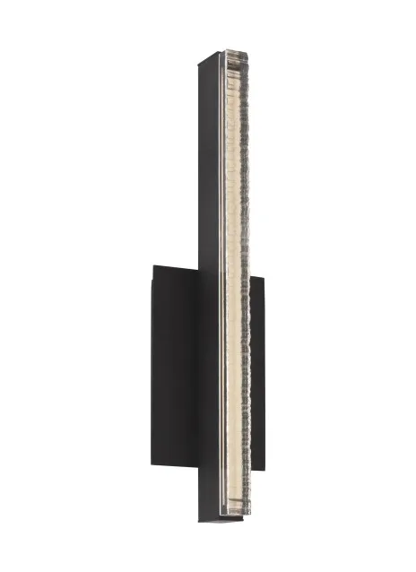 Serre LED Wall Sconce in Nightshade Black