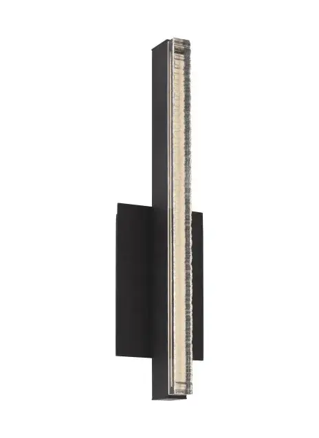 Serre LED Wall Sconce in Nightshade Black