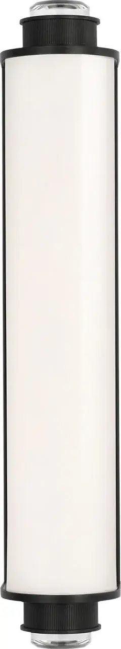 Percy 21" Linear Bath Sconce in Bronze with White Glass - Image 2