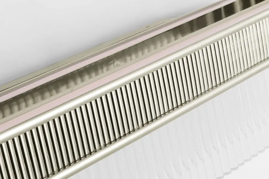 Menil 24" Linear Sconce in Polished Nickel with Crystal Rods - Image 6