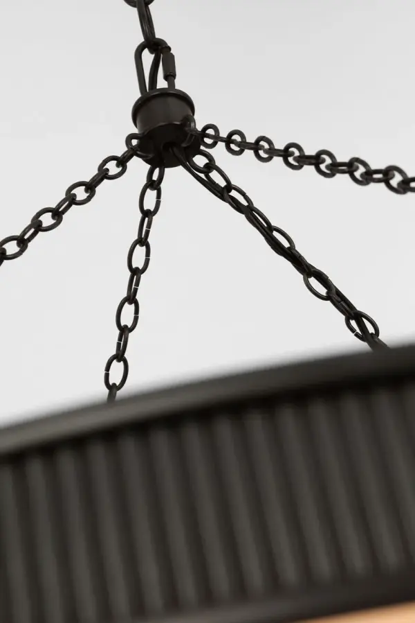 Menil 40" Ring Chandelier in Bronze - Image 5