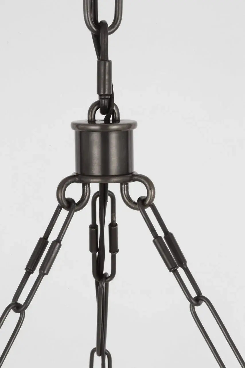 Matthew 24" Chandelier in Bronze with Alabaster - Image 4