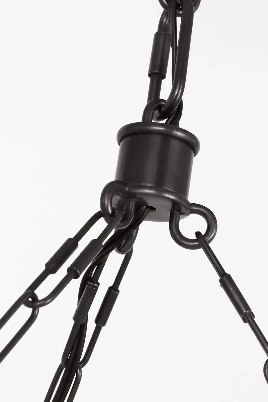 Matthew 40" Chandelier in Bronze with Alabaster - Image 2