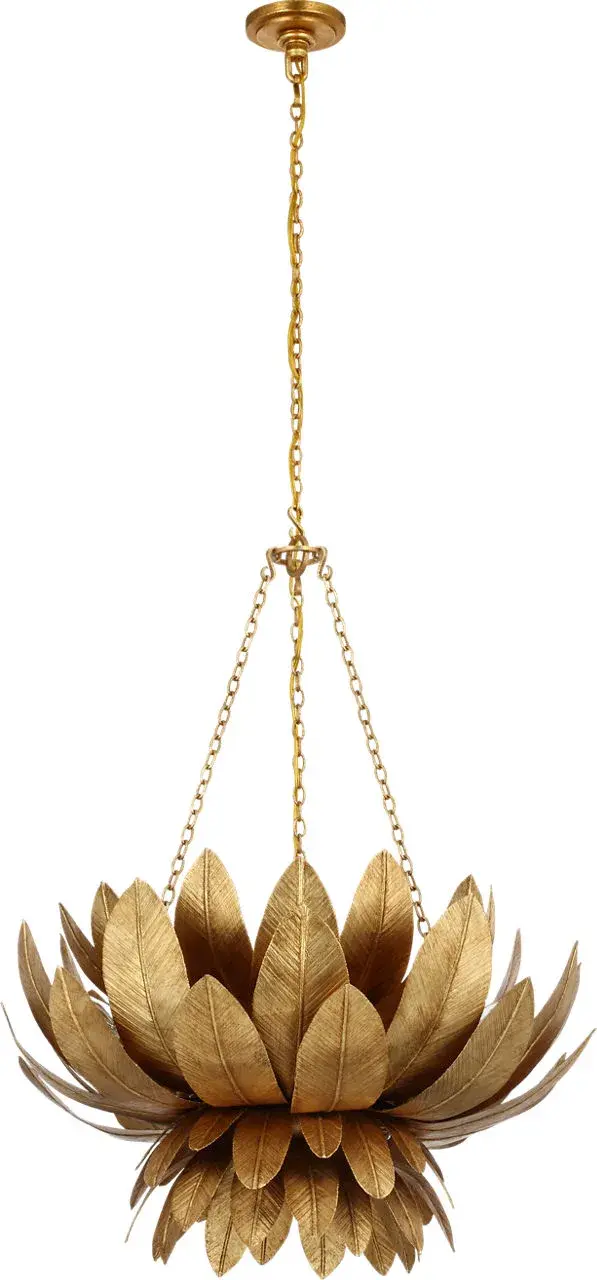 The Sinclair 26" Chandelier brings sophisticated European elegance with its sculpted metalwork and luxurious French Gild finish. Perfect for traditional and transitional spaces seeking refined illumination.