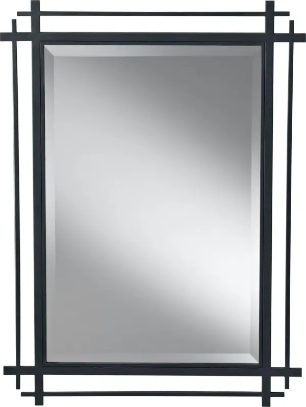 The Ethan Rectangular Mirror light mirror in antique forged iron is the perfect way to achieve your desired fashion or functional needs in your home. The Ethan lighting collection by is a contemporary take on the strong verticals and horizontals of the elegantly simple, Asian influences of the Mission style.