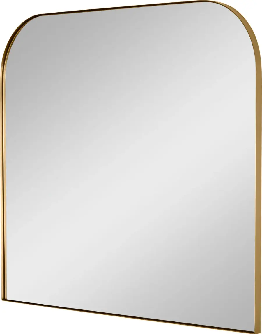 Planer Wide Mirror in Burnished Brass - Image 2