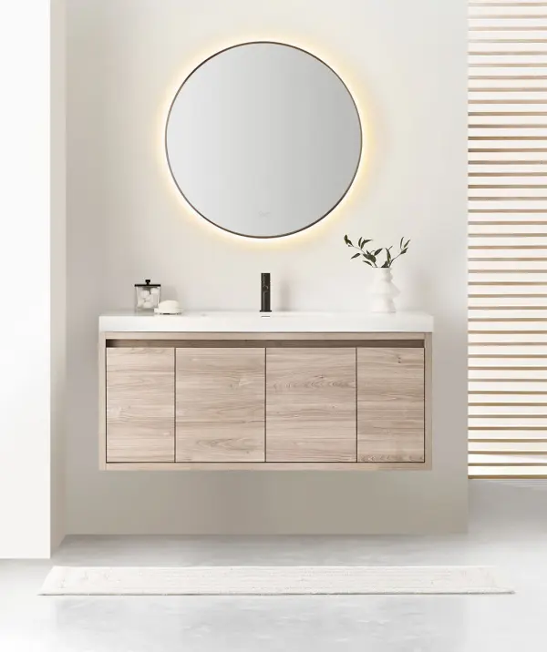 Cadre 30" Round Illuminated Mirror - Image 4