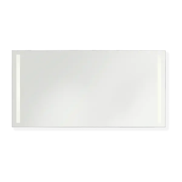 The Lustro delivers professional-grade lighting in a contemporary frameless design. Vertical LED lines provide optimal task lighting for grooming, with dimming capability for ambient mood lighting. Excellent value for its size and quality.