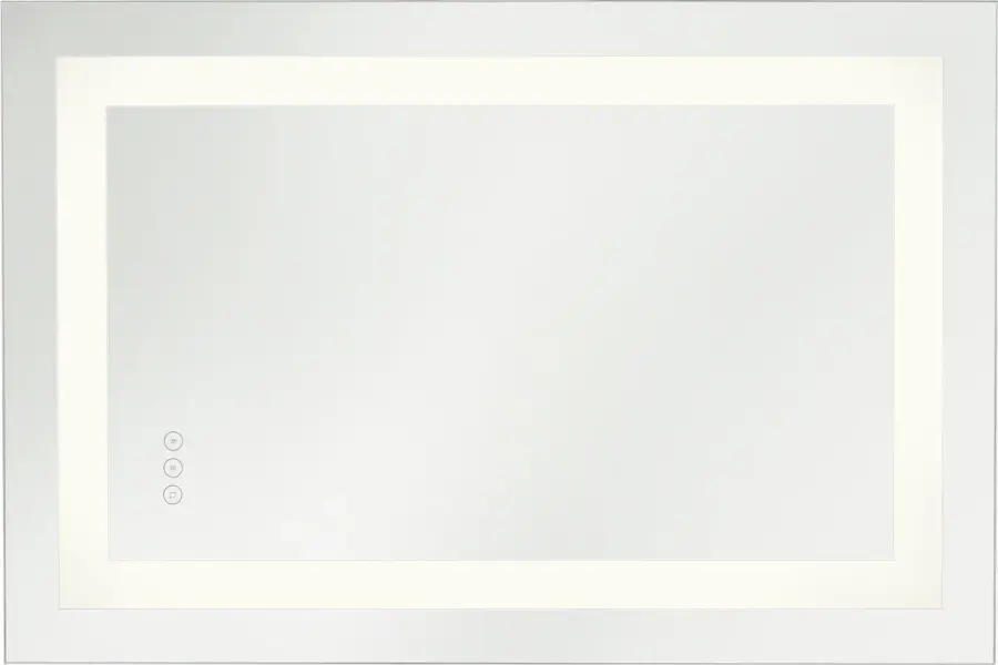 Mera Illuminated Mirror 24" x 36" - Bright White - Image 1
